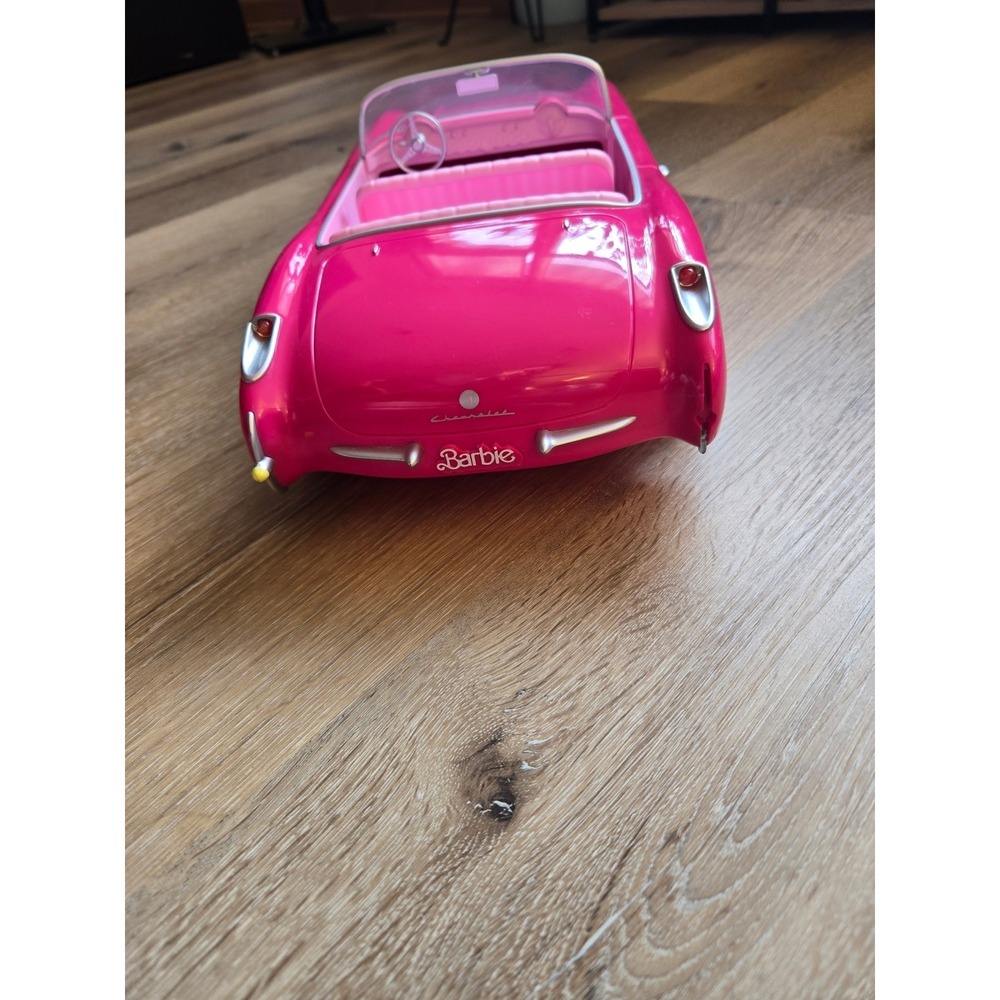 Barbie The Movie Pink Corvette Convertible Chevrolet Toy Car HPX40 - Picture 4 of 5